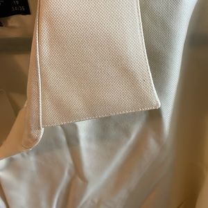 Pronto Uomo cream shirt, 19 inch neck, 34–35 inch sleeve